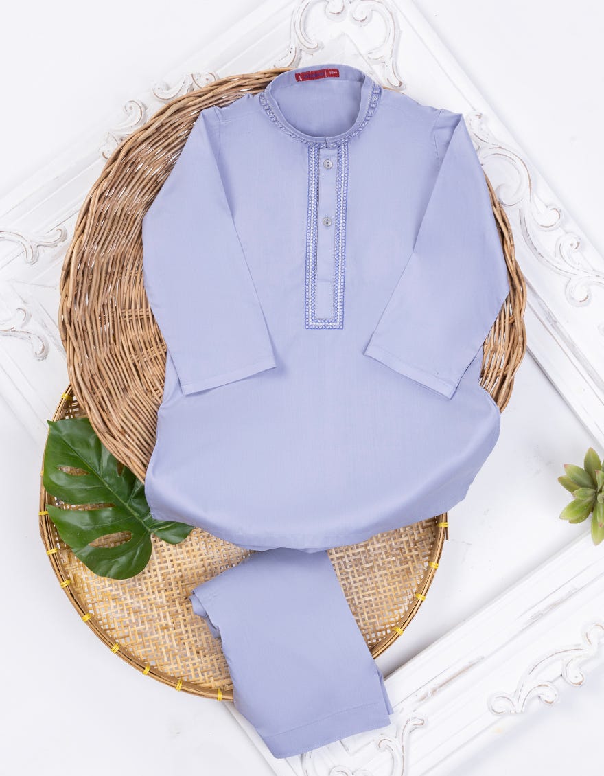 Lilac Blended Kameez Shalwar | Jjiks-A-39078