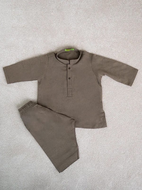SAND BLENDED KAMEEZ SHALWAR | JJIKS-A-39094