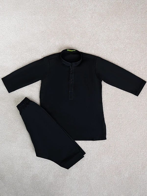 BLACK KAMEEZ SHALWAR | JJIKS-A-39095