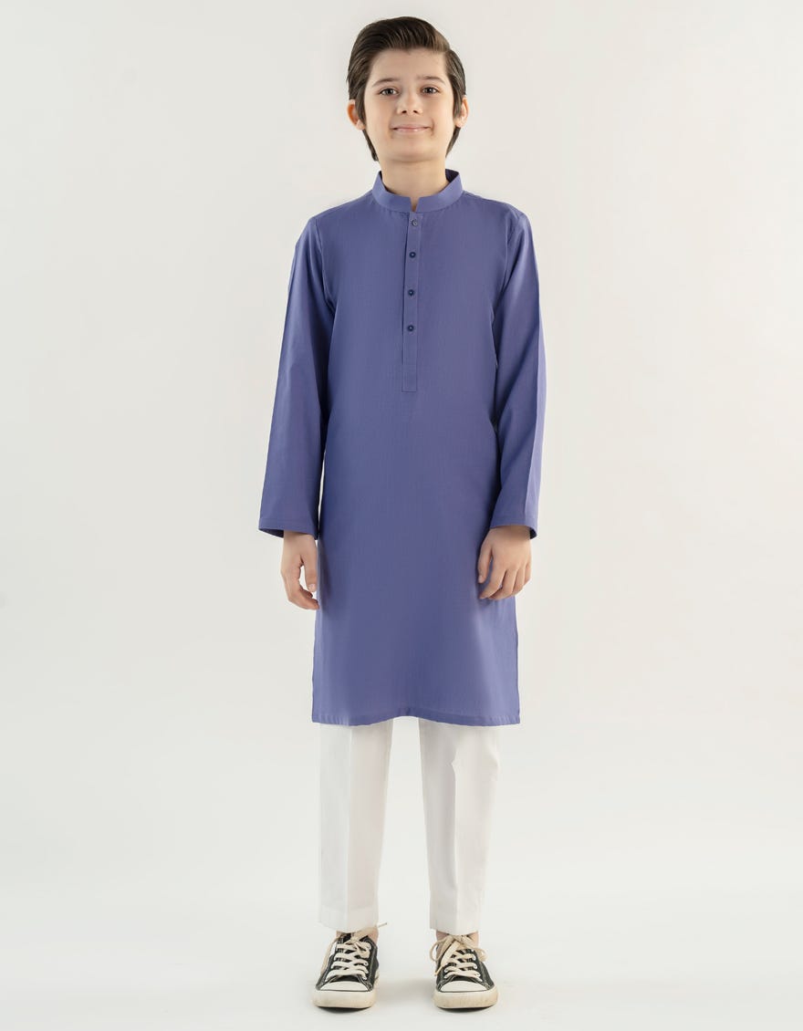 PURPLE COTTON KURTA | JCK-S-39209