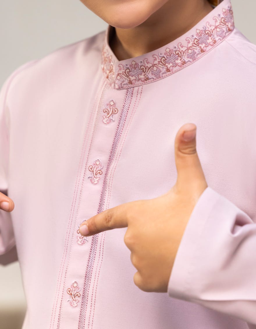 LIGHT PINK BLENDED KURTA TROUSER | JCKP-A-39252