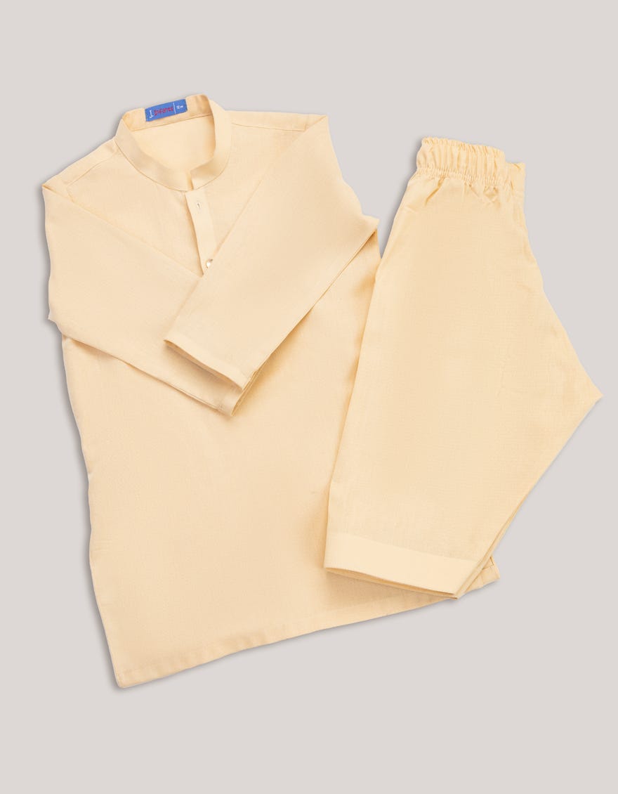 PEACH BLENDED KAMEEZ SHALWAR