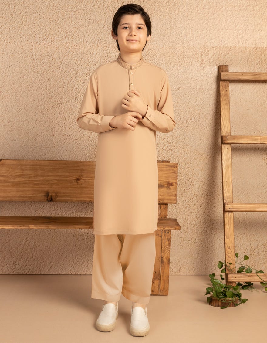 FAWN BLENDED FORMAL KAMEEZ SHALWAR