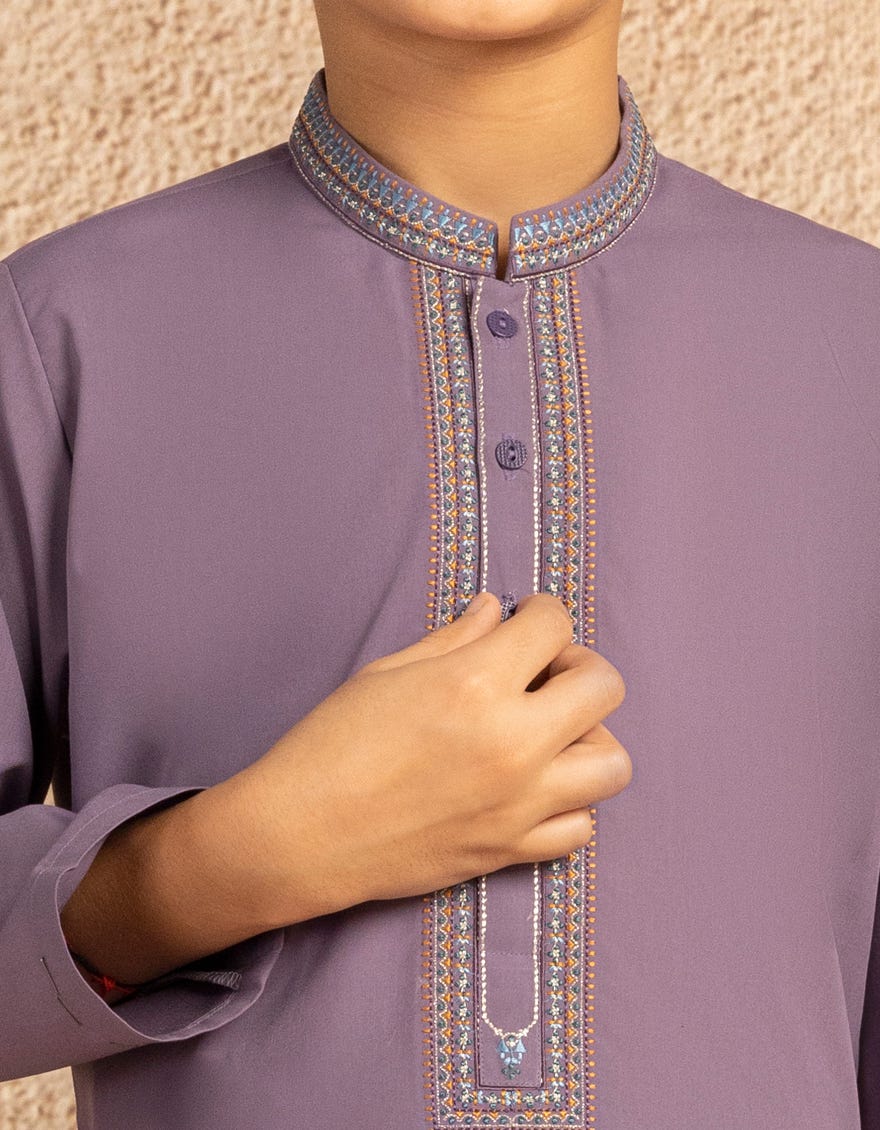 LAVENDER BLENDED FORMAL KAMEEZ SHALWAR