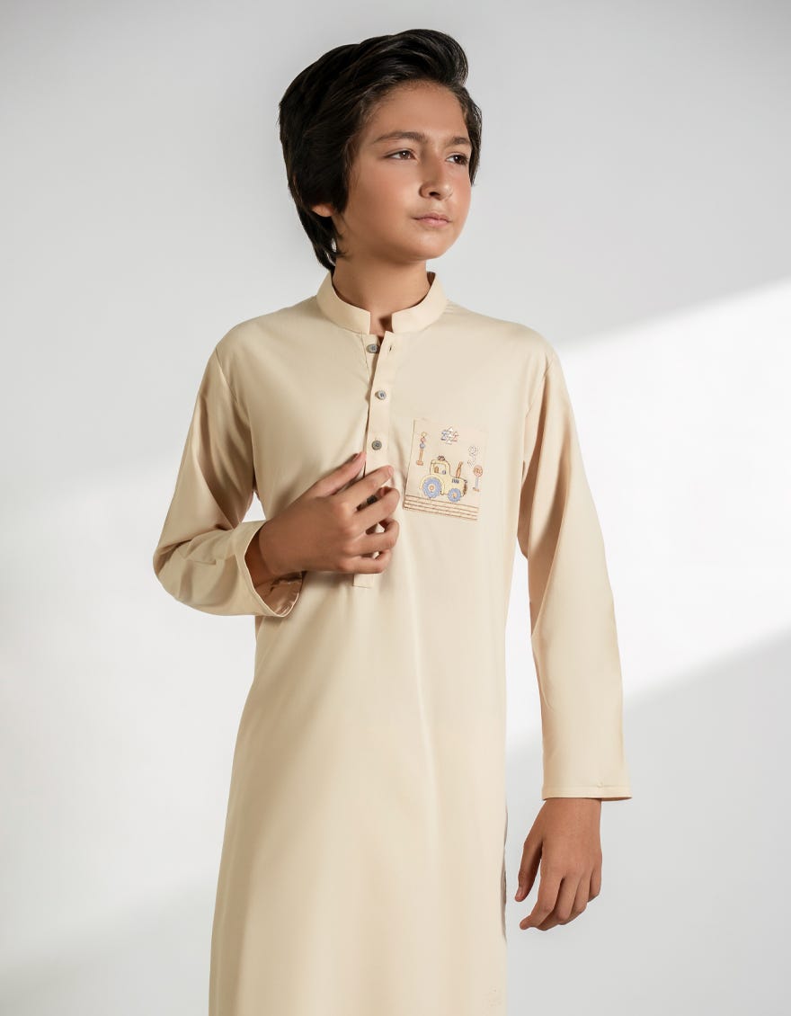 FAWN BLENDED KAMEEZ SHALWAR