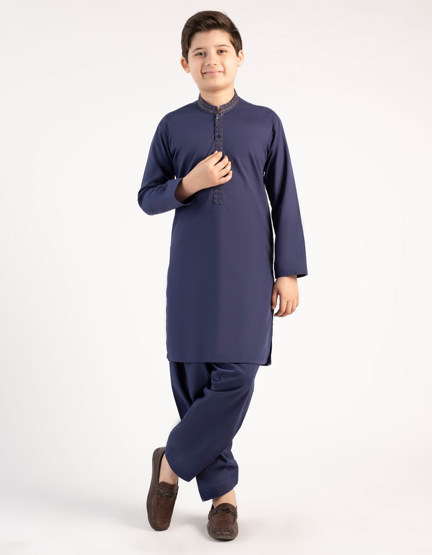 BLUE KAMEEZ SHALWAR