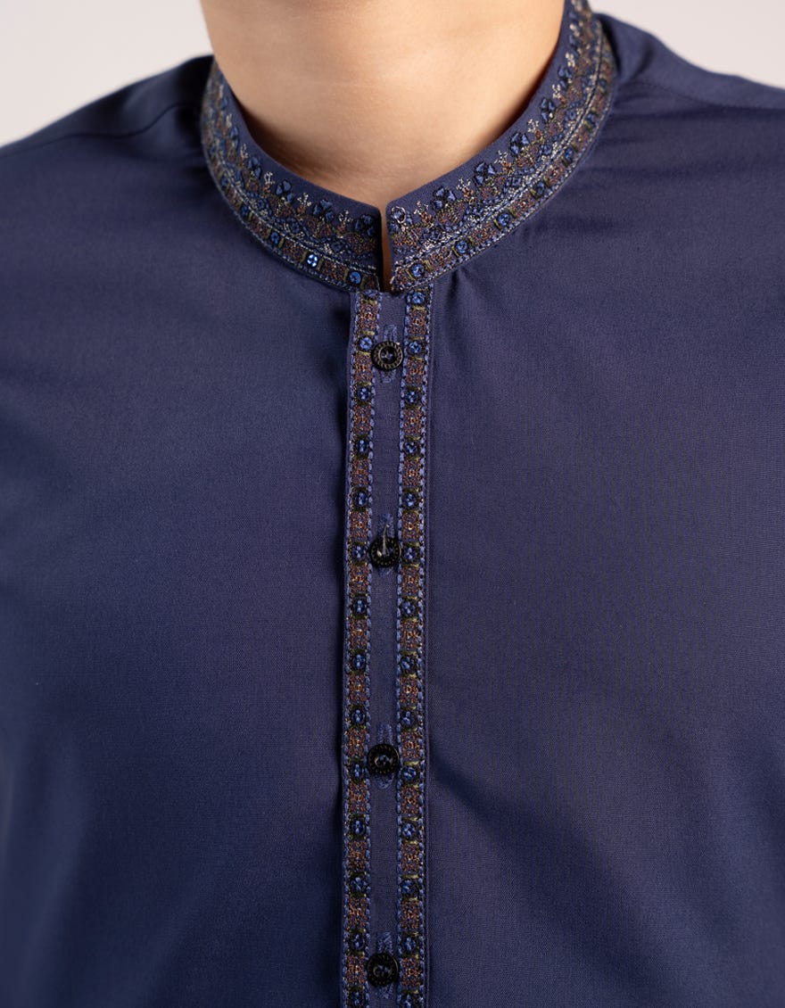 BLUE KAMEEZ SHALWAR