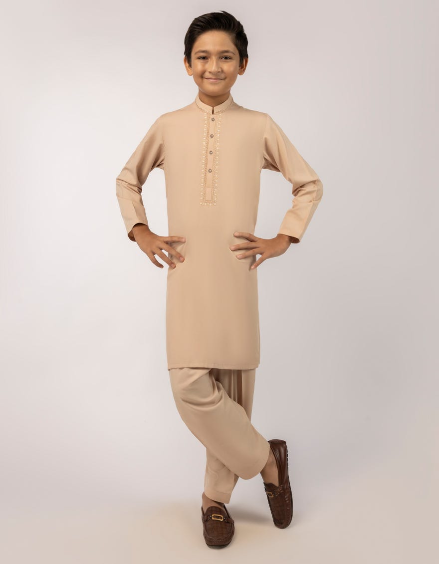 FAWN KURTA TROUSERS
