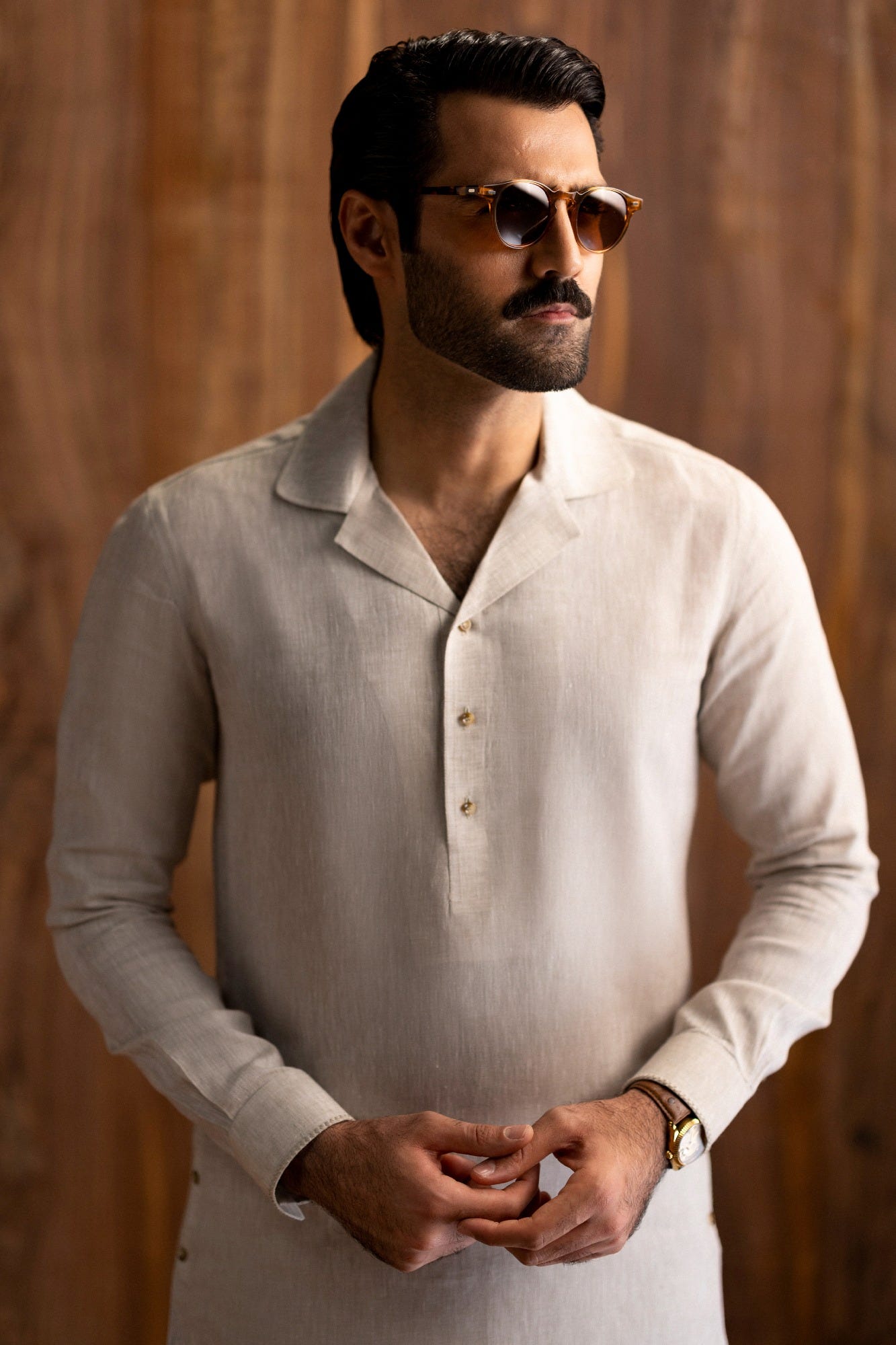 FLENSBURG - MINT GREEN LINEN KURTA TROUSER