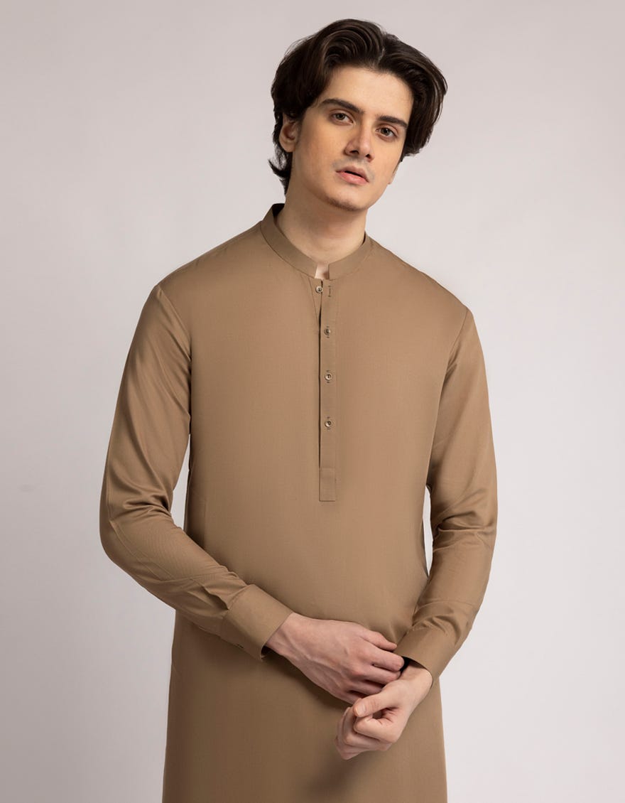 OLIVE KURTA TROUSERS