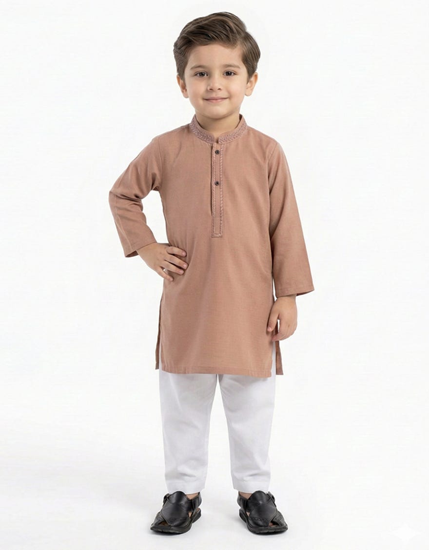 LIGHT PINK SEMI-FORMAL KAMEEZ SHALWAR