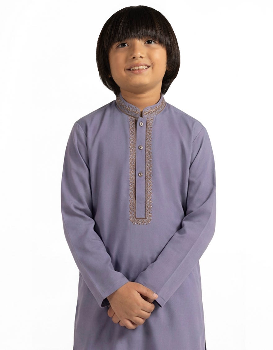 LILAC SEMI-FORMAL KURTA TROUSERS