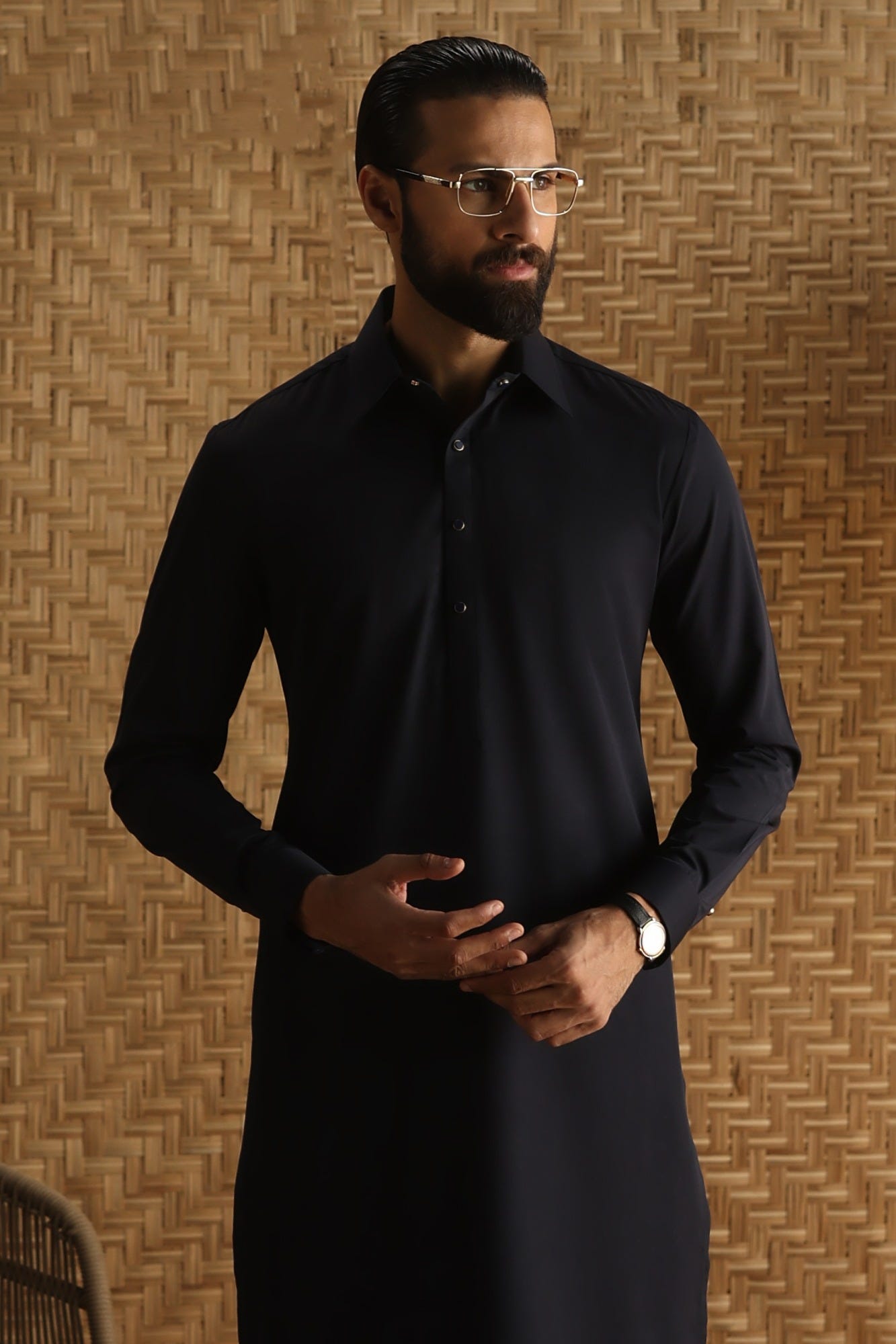 ASPEN - BLACK EXCLUSIVE KAMEEZ SHALWAR