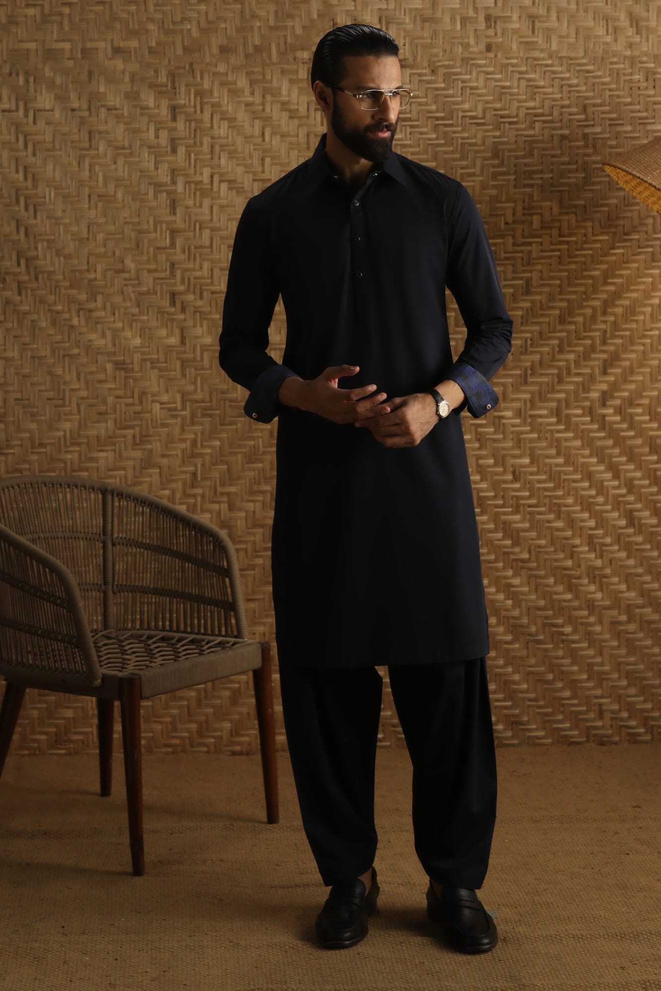 ASPEN - BLACK EXCLUSIVE KAMEEZ SHALWAR