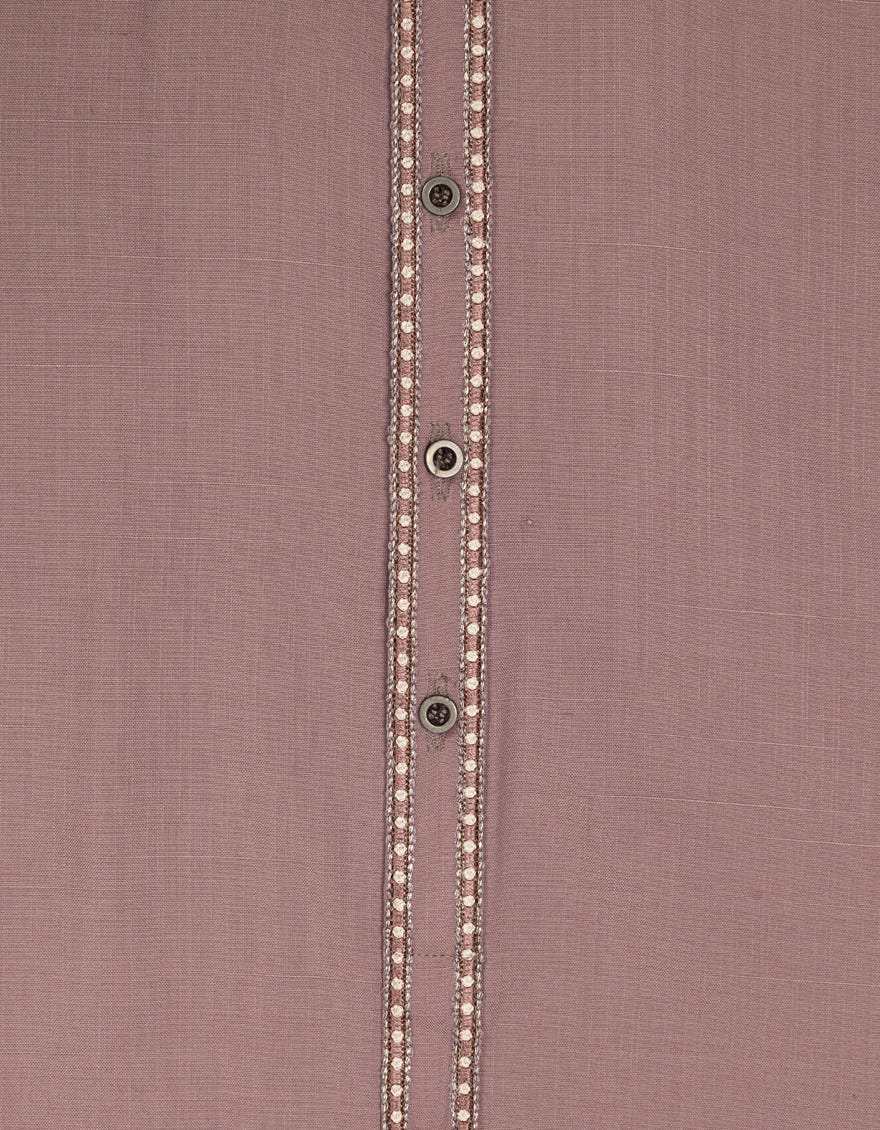 TEA PINK SEMI-FORMAL KURTA TROUSER