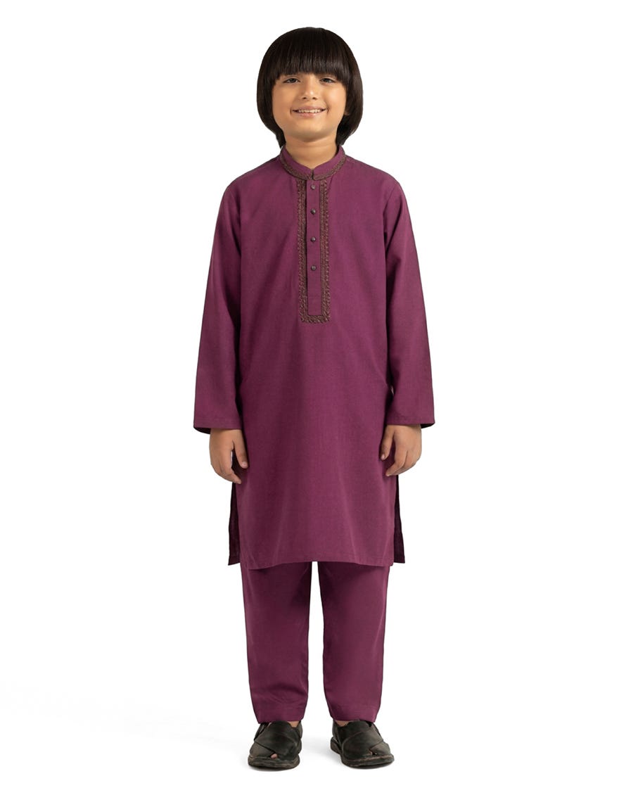 LIGHT PURPLE FORMAL KURTA TROUSERS