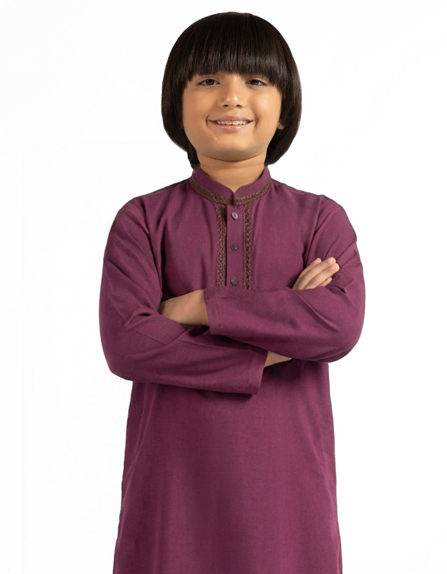 LIGHT PURPLE FORMAL KURTA TROUSERS