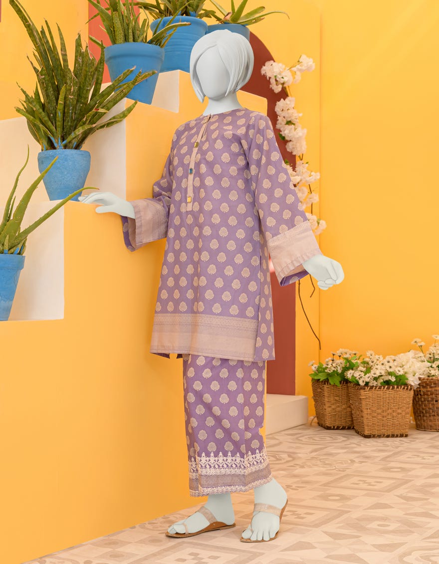 Purple Lawn Teens 2 Piece Stitched | Jgk-Ygtl-S-401-23
