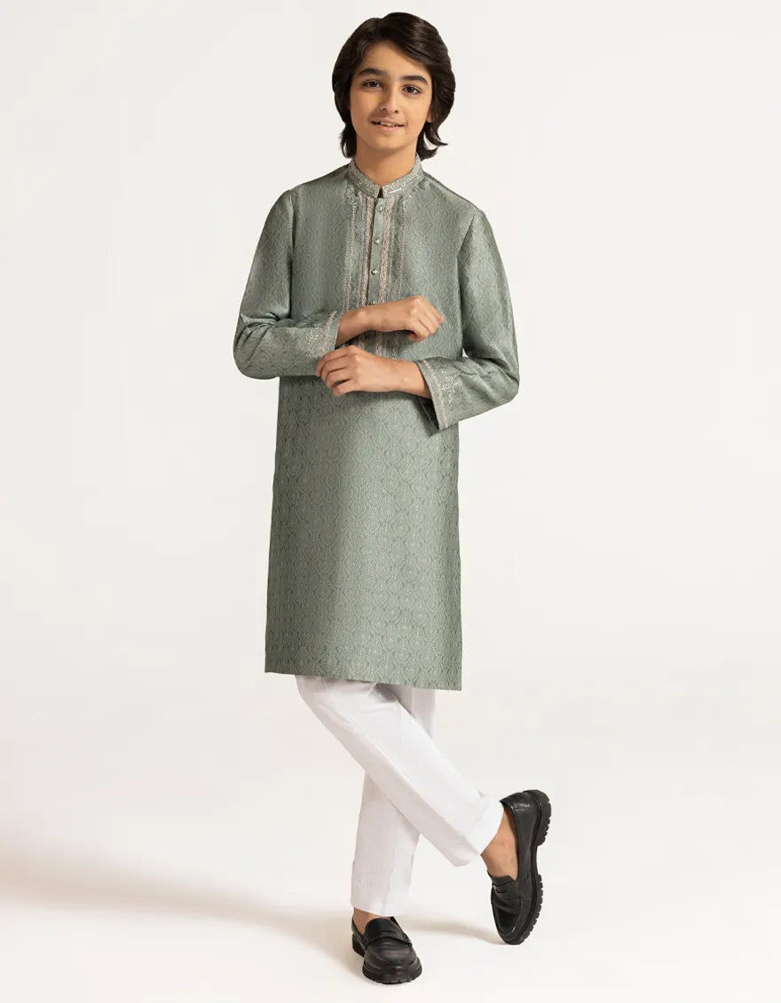 MINT GREEN FORMAL KURTA