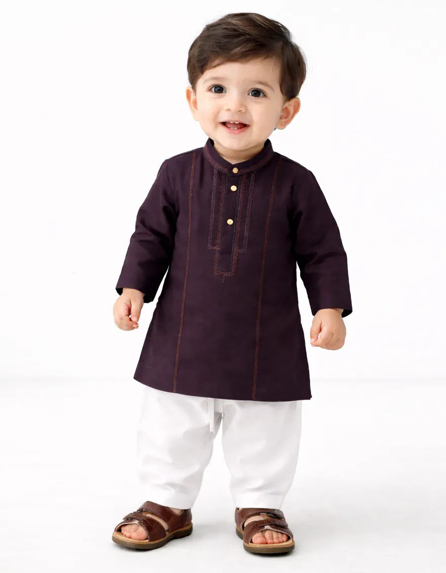 DEEP PURPLE FORMAL KAMEEZ SHALWAR
