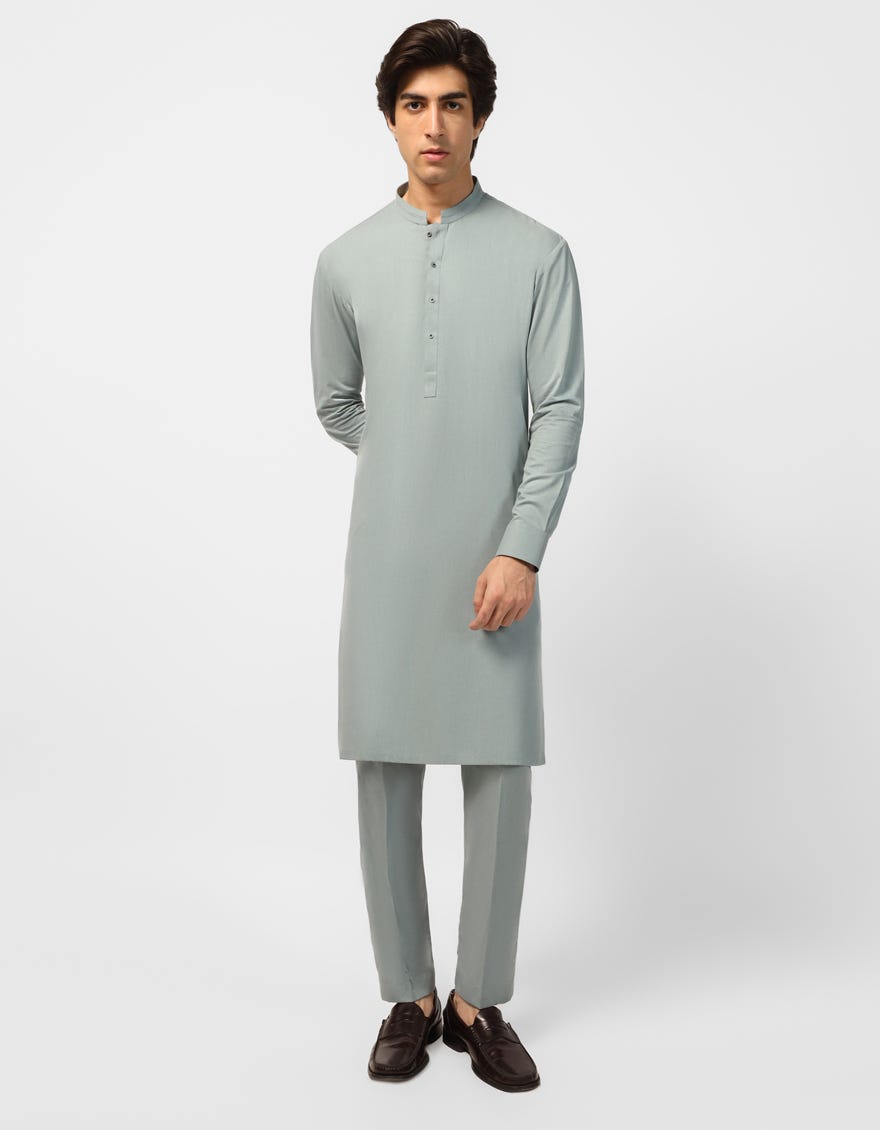 JADE GREEN CASUAL KURTA TROUSERS