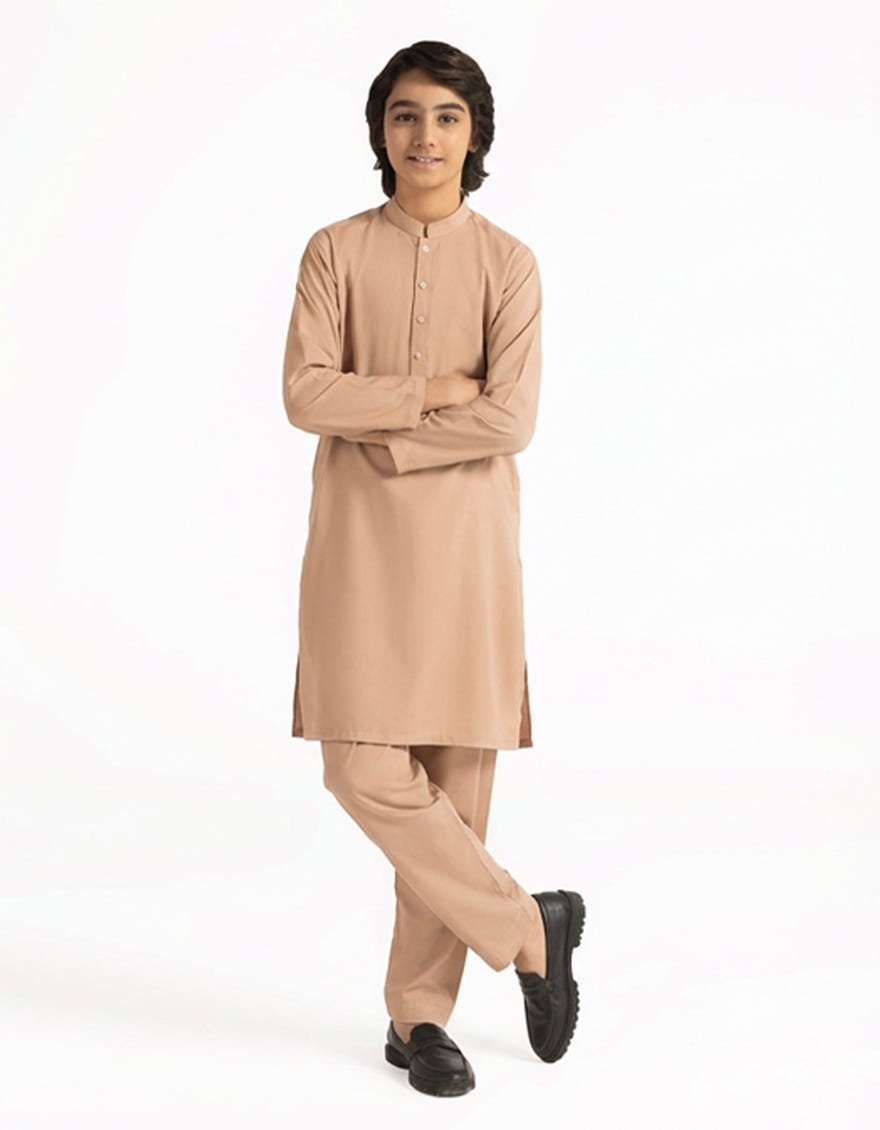 LIGHT PINK CASUAL KURTA TROUSERS