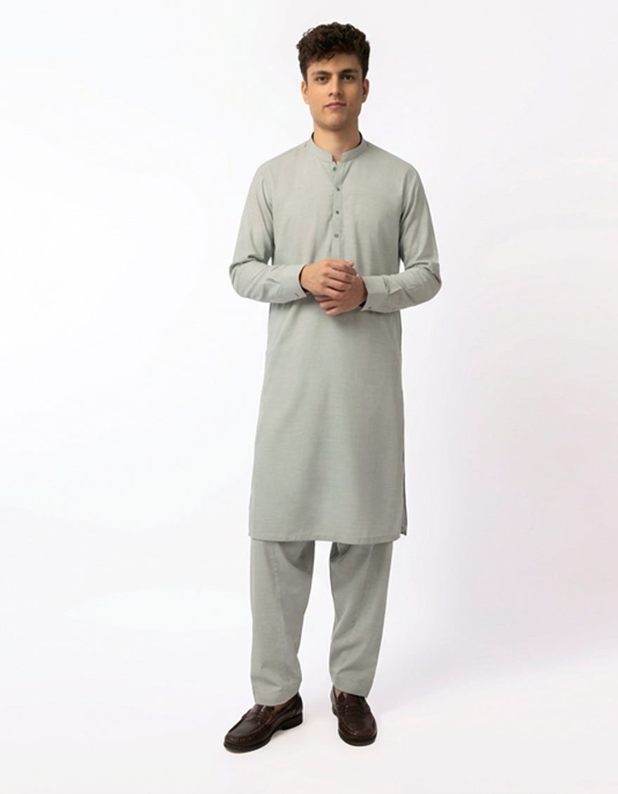 SKY BLUE CASUAL KAMEEZ SHALWAR