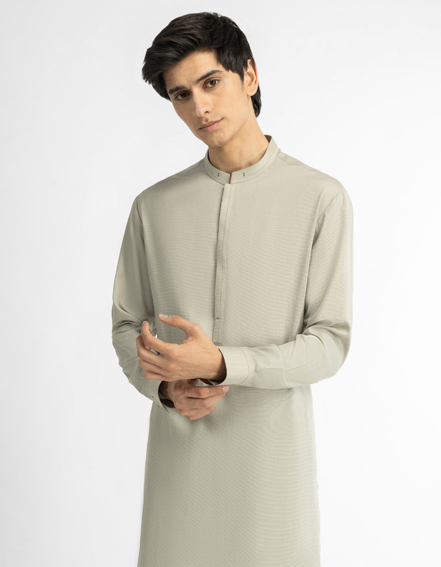LIGHT GREEN CASUAL KAMEEZ SHALWAR