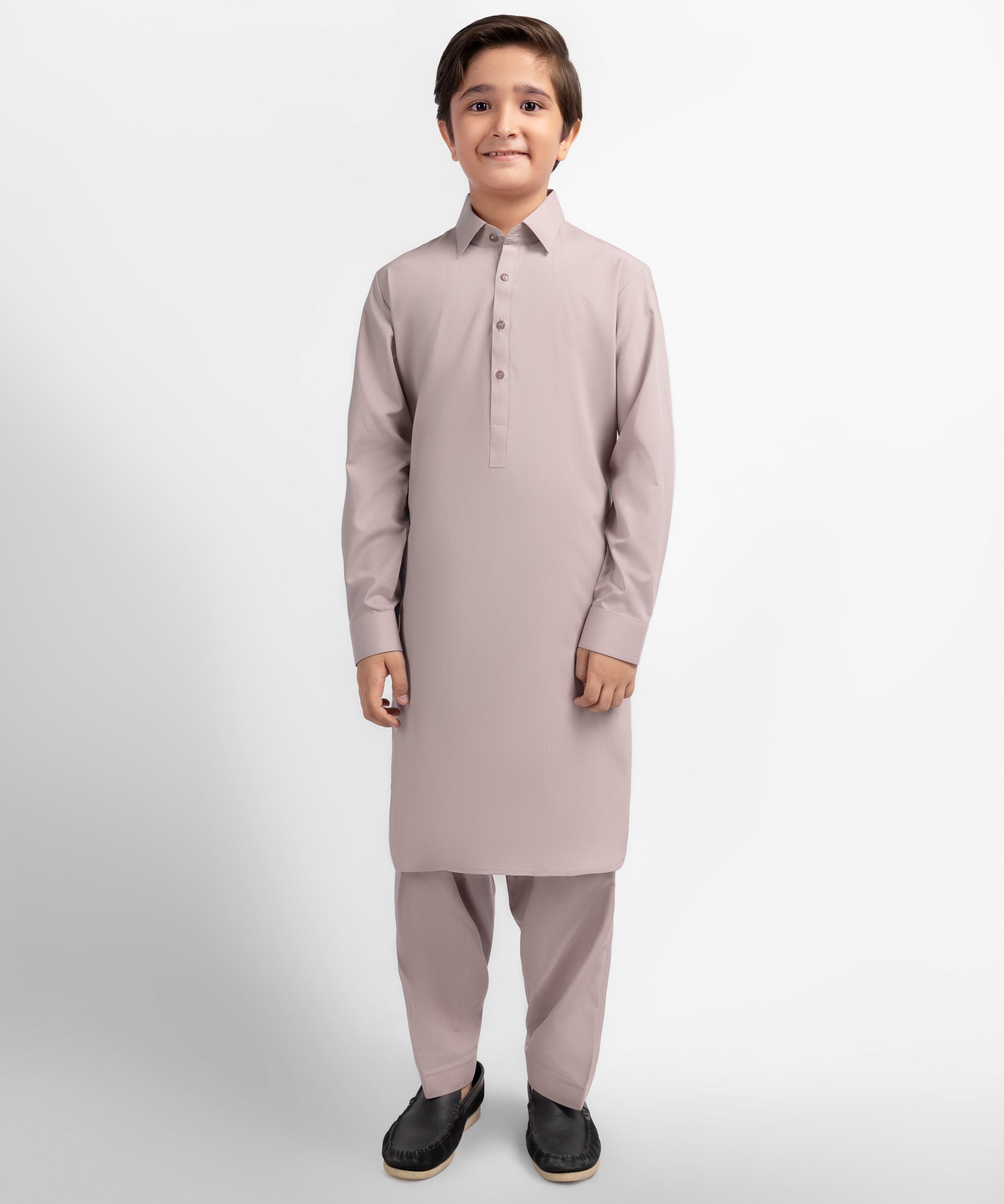 Light Purple Plain Kameez Shalwar