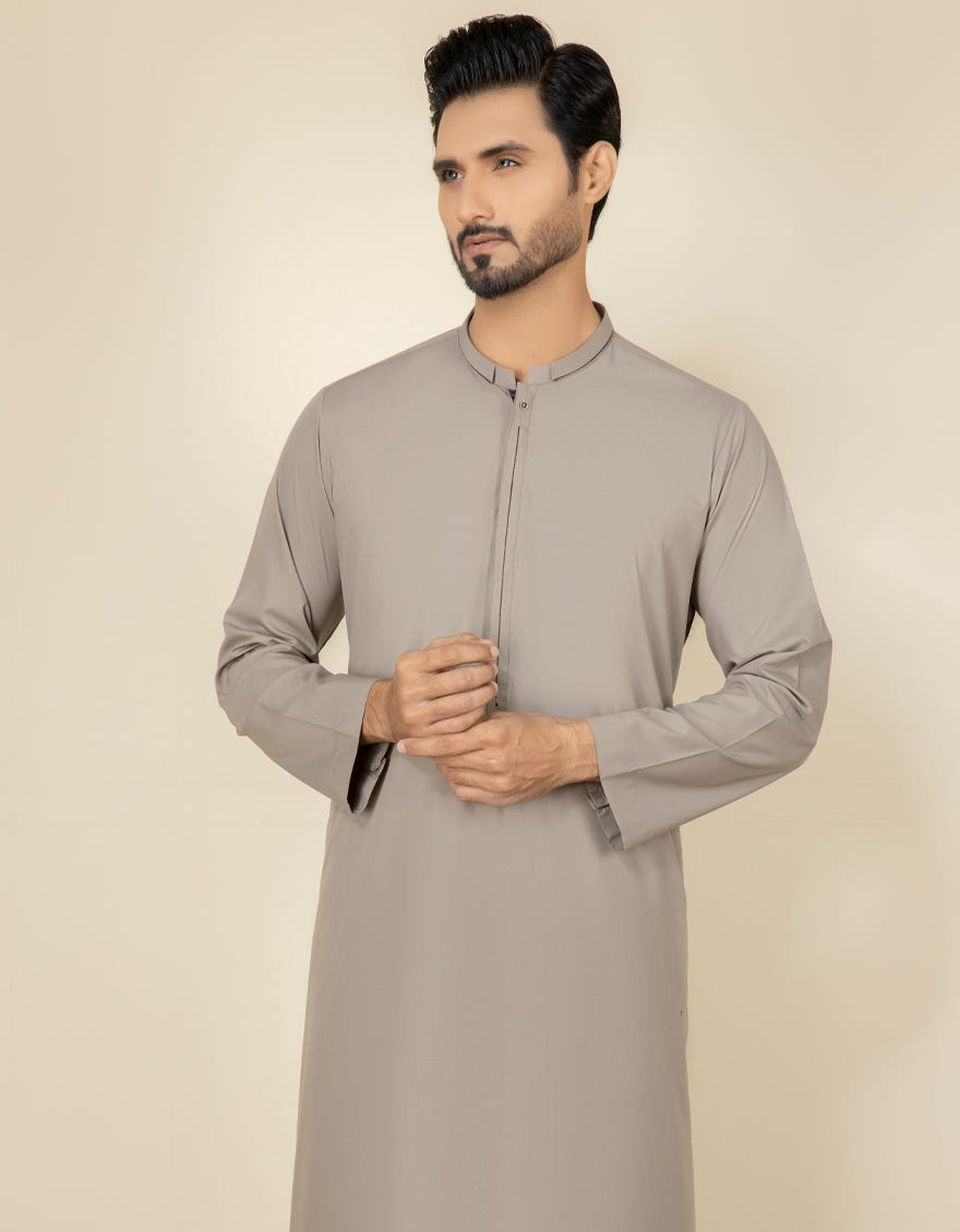 Grey Blended Jubba | Jj-Jubba-44183