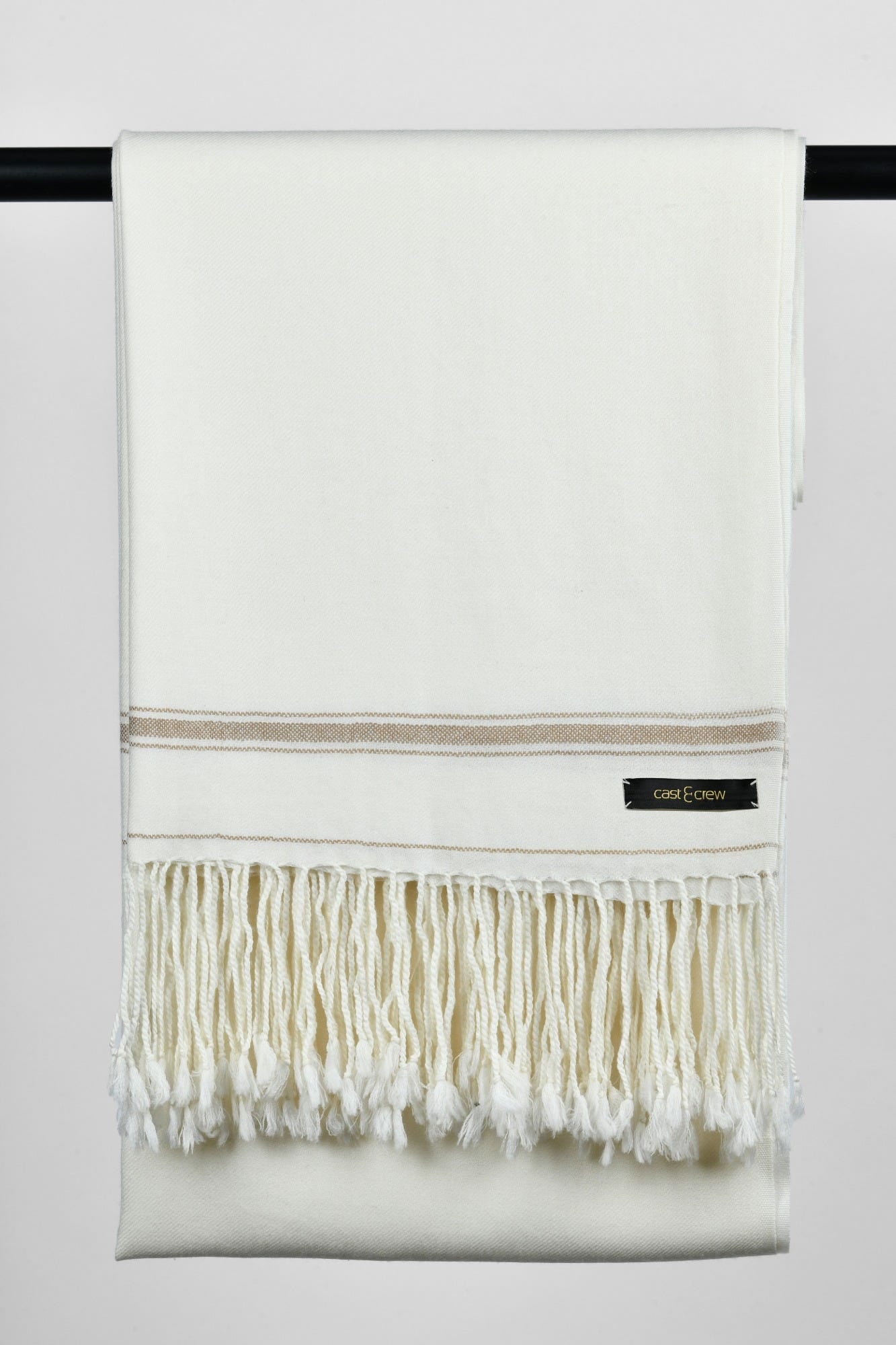 Cr���������Me Cashmere Wool Mongolian Shawl
