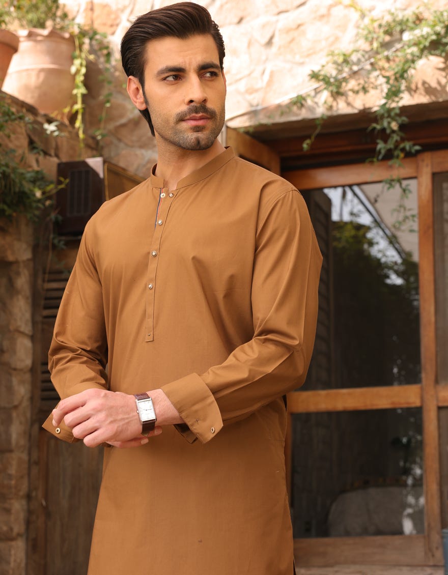 Dust Cotton Men's Kurta Pajama | Jjkp-45214