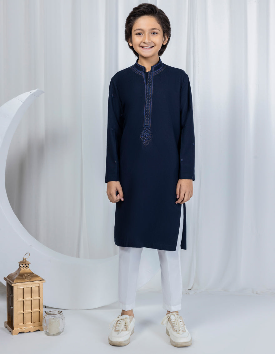 NAVY BLUE FORMAL KURTA