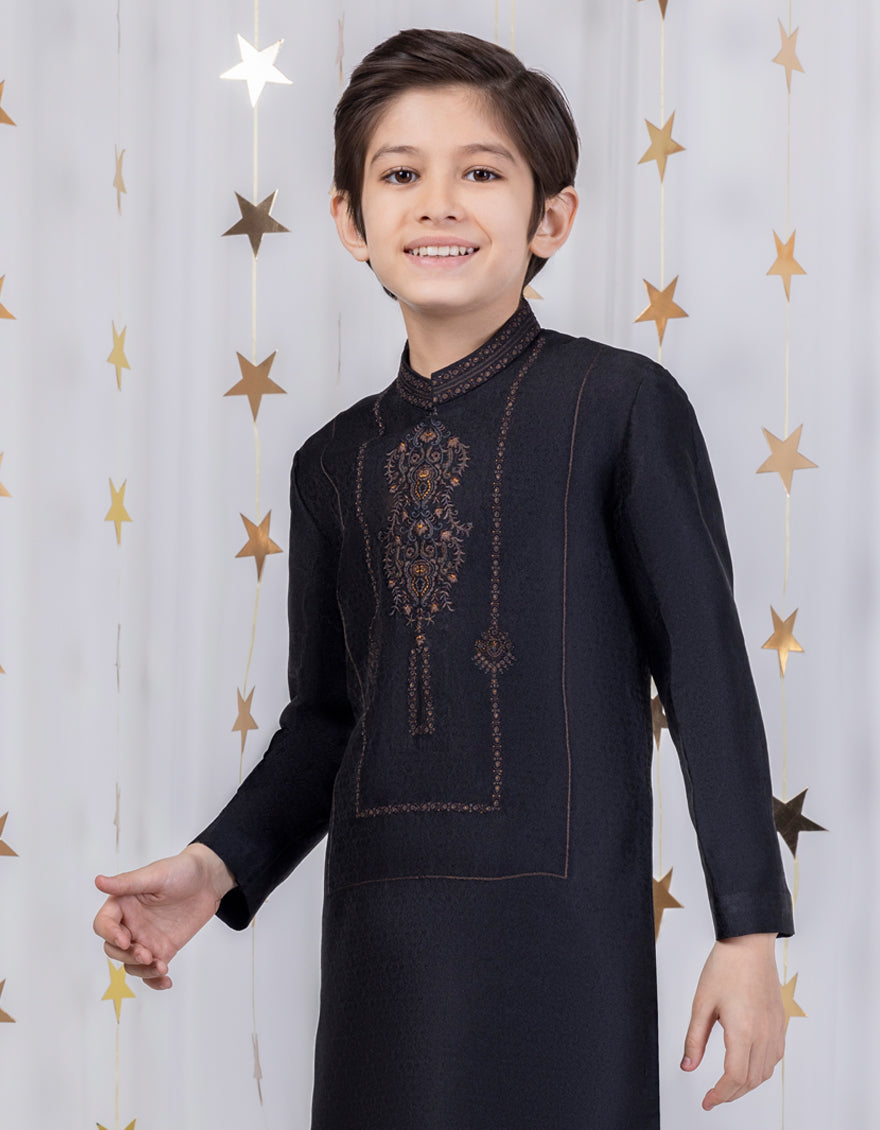 BLACK FORMAL KURTA