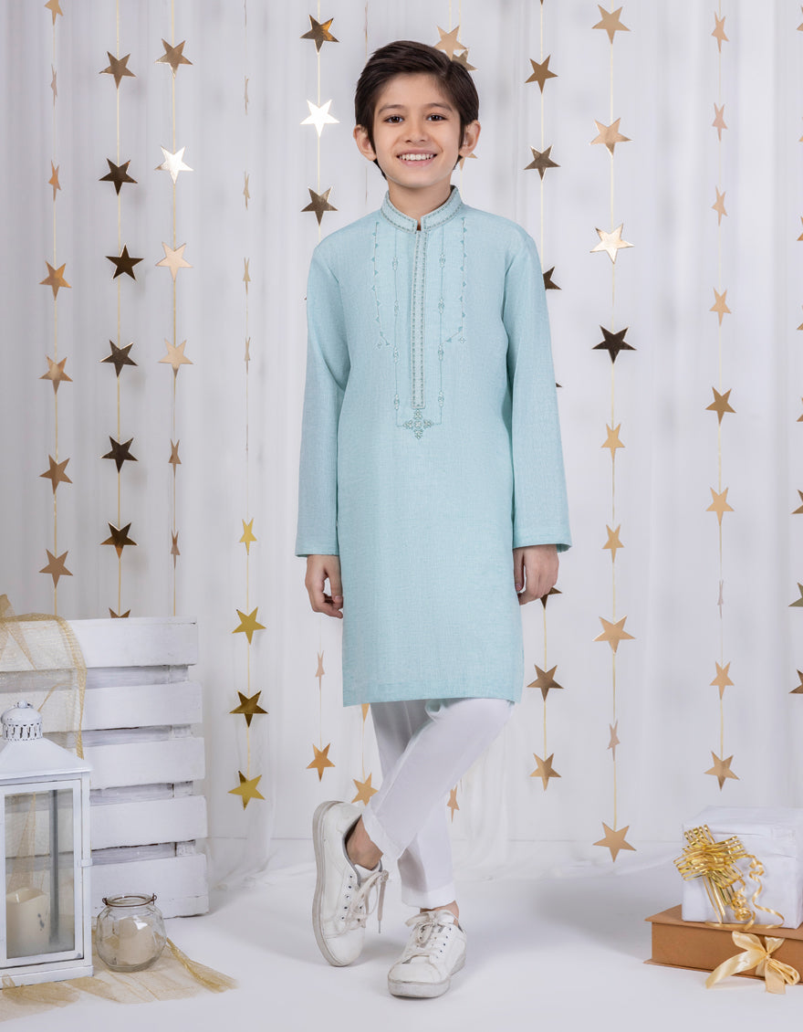 SEA GREEN FORMAL KURTA