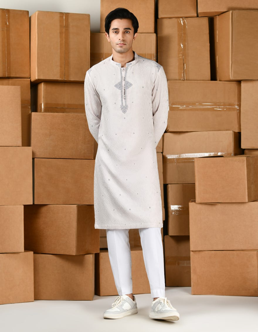 PURPLE BLENDED SPECIAL KURTA