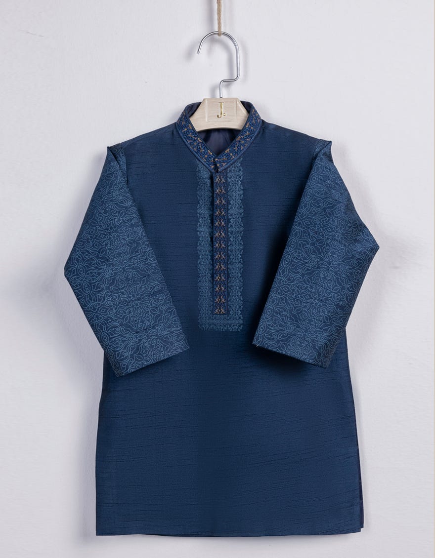 Blue Kameez Shalwar | Jjiks-Sp-46030
