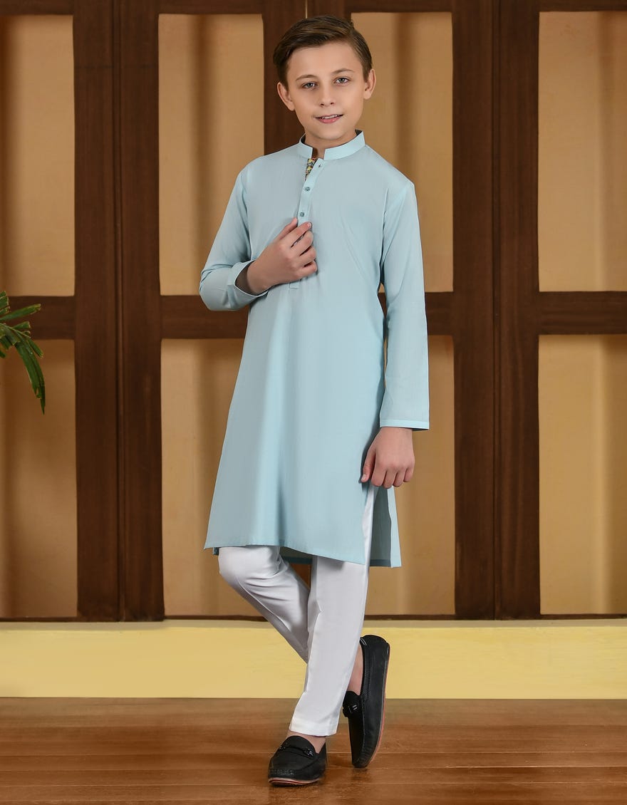 Ferozi Cotton Kid's Kurta | Jck-A-46068