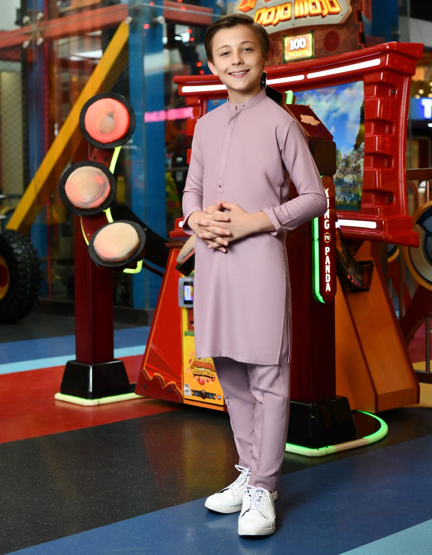 Light Purple Blended Kurta Pajama | Jckp-S-46120