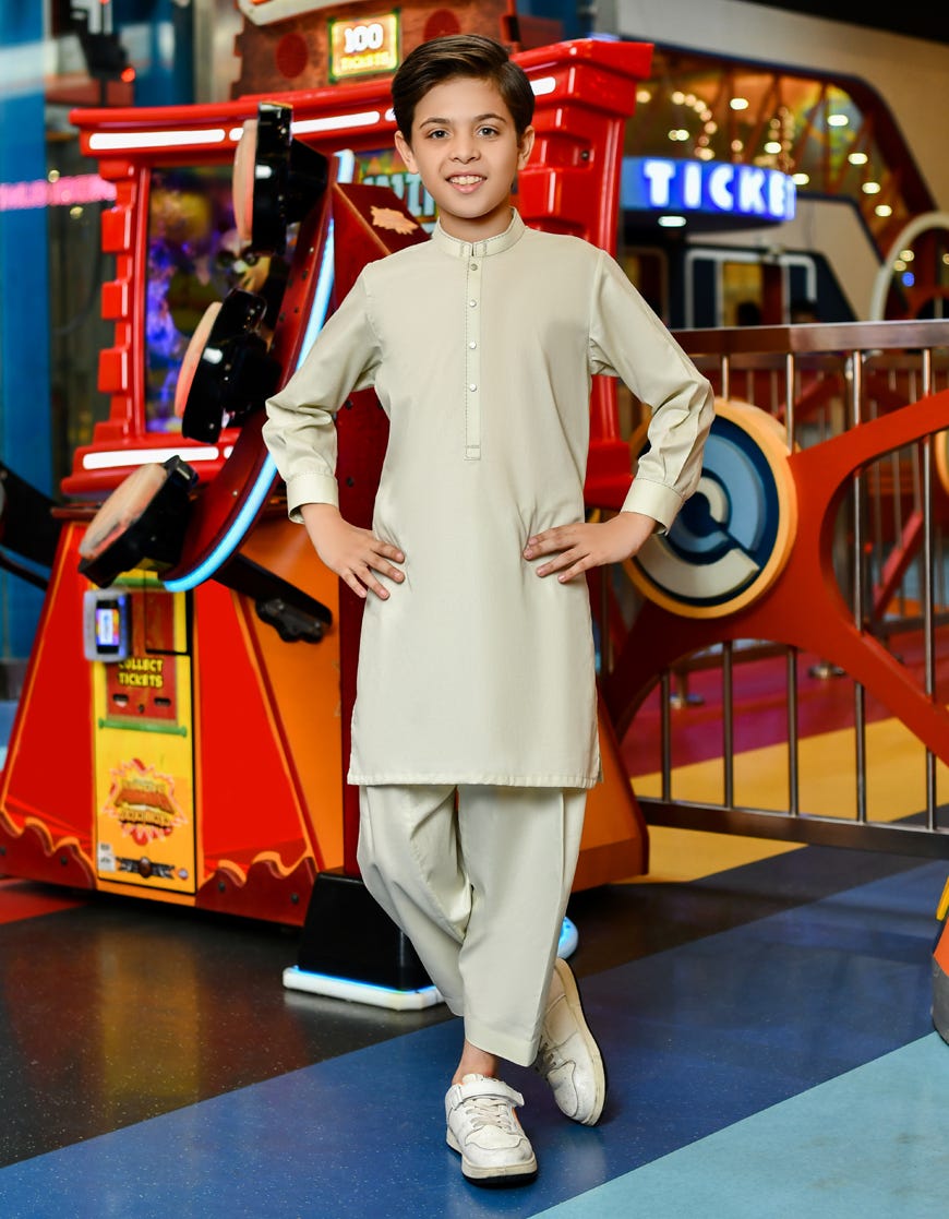 Cotton Kid's Kameez Shalwar | Jcks-S-46138