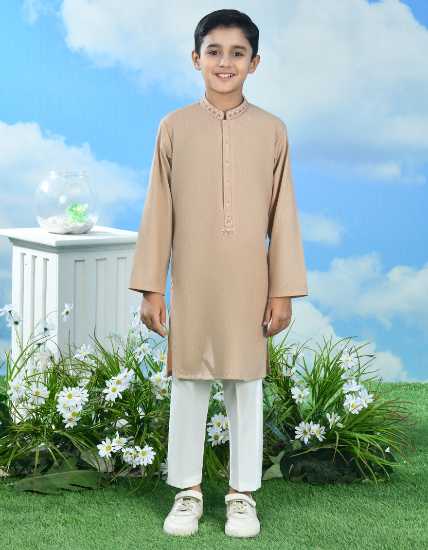 PEACH FORMAL KURTA