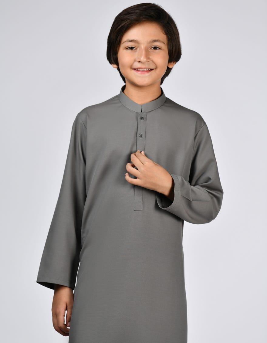 MUD BROWN BLENDED KAMEEZ SHALWAR | JCKS-S-39087