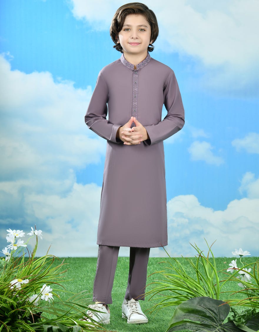 Tea Pink Blended Kurta Pajama | Jckp-A-46339