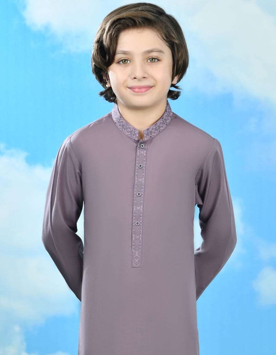 TEA PINK BLENDED KURTA PAJAMA | JCKP-A-46339