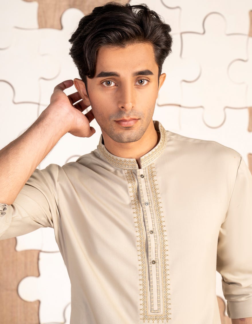 JADE GREEN BLENDED KAMEEZ SHALWAR | JTKS-A-46444