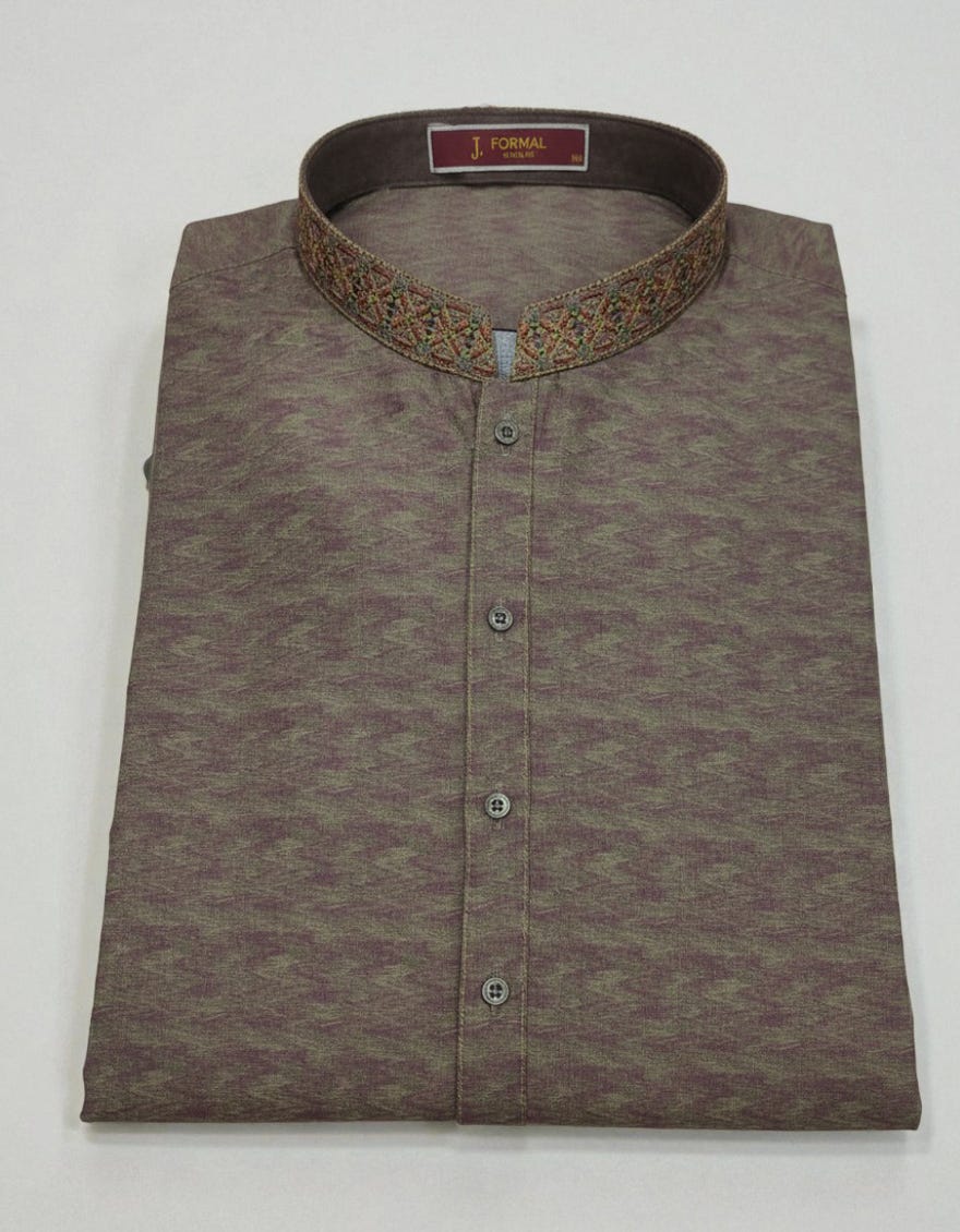 BROWN COTTON KURTA | JTK-A-46522