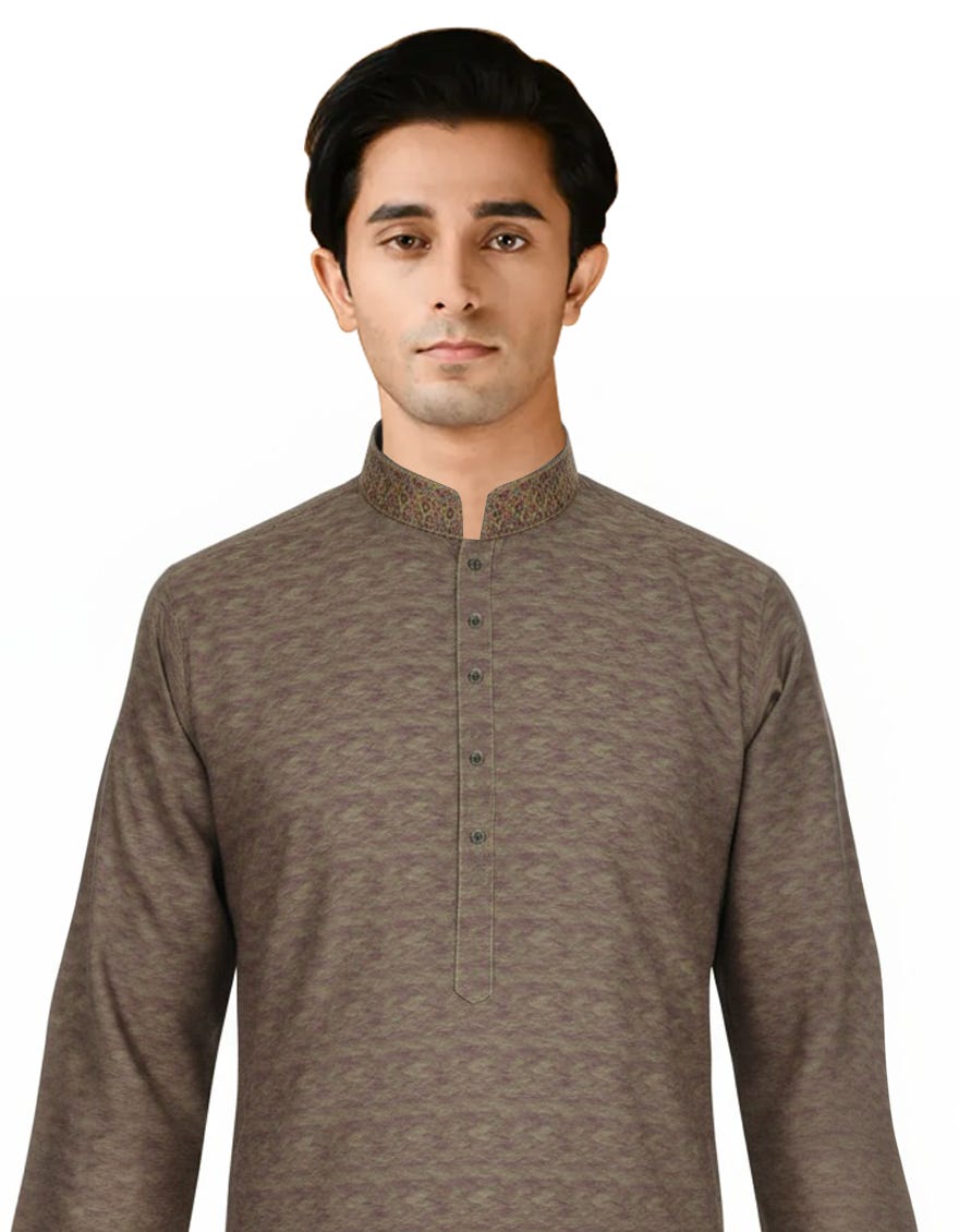 BROWN COTTON KURTA | JTK-A-46522
