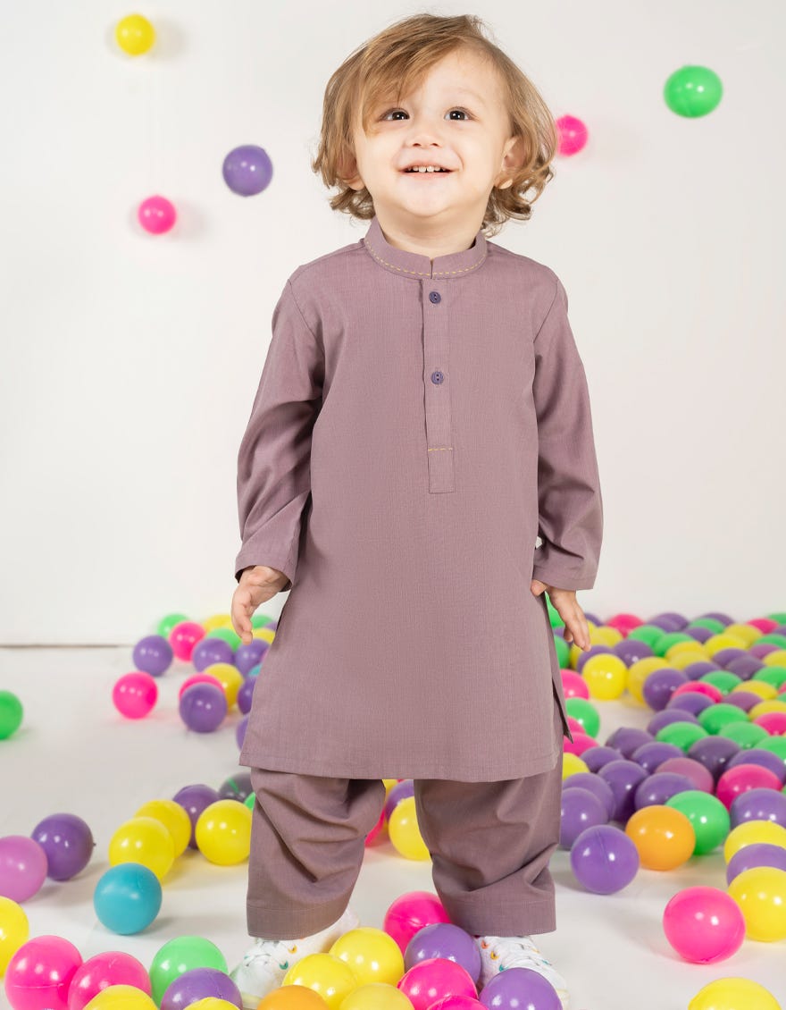 MAUVE BLENDED KAMEEZ SHALWAR | JJIKS-A-46526