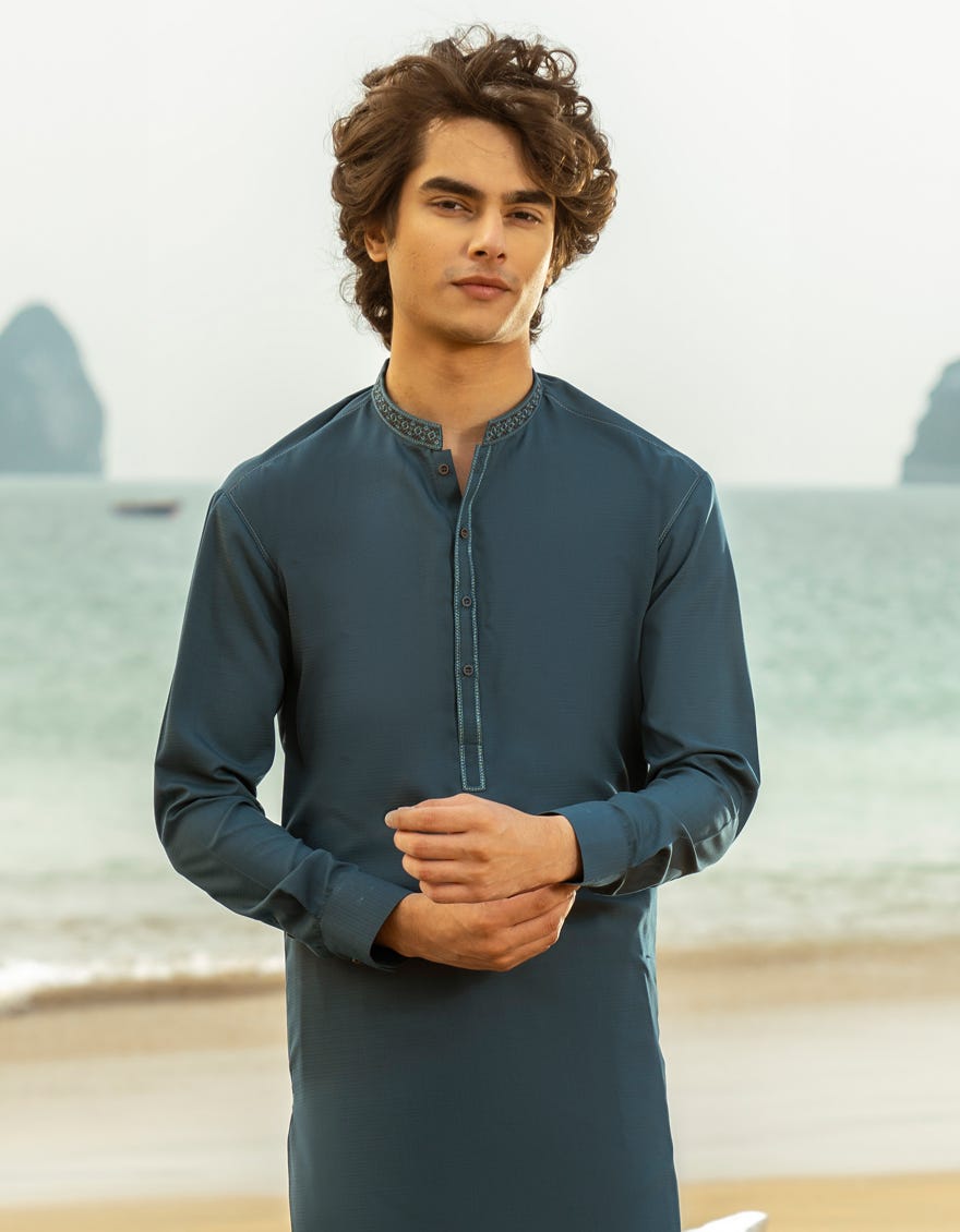 TEAL KAMEEZ SHALWAR | JTKS-A-46533