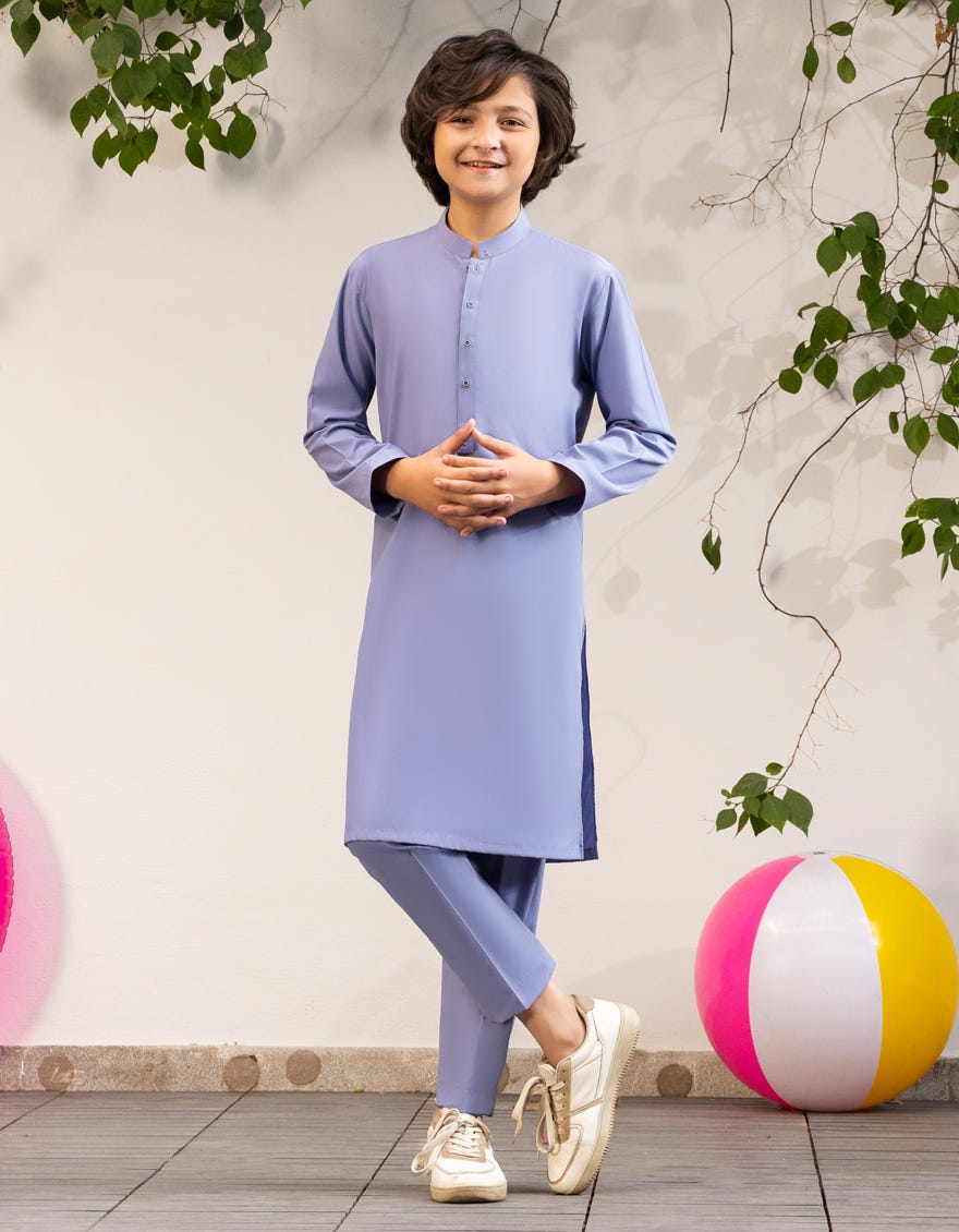 LILAC BLENDED KURTA TROUSER | JCKP-A-46563